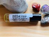 Anti-Anxiety RollerBall, Sedated Rollerball, Mood support Aromatherapy Blend, Stress Blend