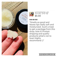 Exfoliating Lip Scrub, Dry lip treatment, Chapped Lip, lip sugar scrub,