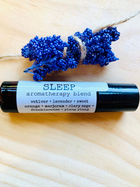 Sleep aromatherapy rollerball, Lavender essential oil blend