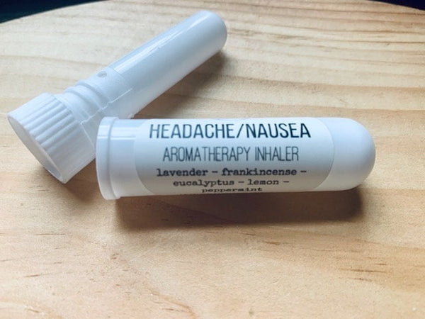 Natural Aromatherapy Nausea, Essential Oil Inhaler, Tension Headache