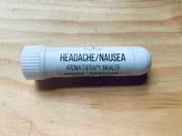 Natural Aromatherapy Nausea, Essential Oil Inhaler, Tension Headache