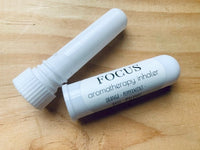 Focus Aromatherapy Inhaler Blend, Attention Essential Oil, Natural clear mind relief