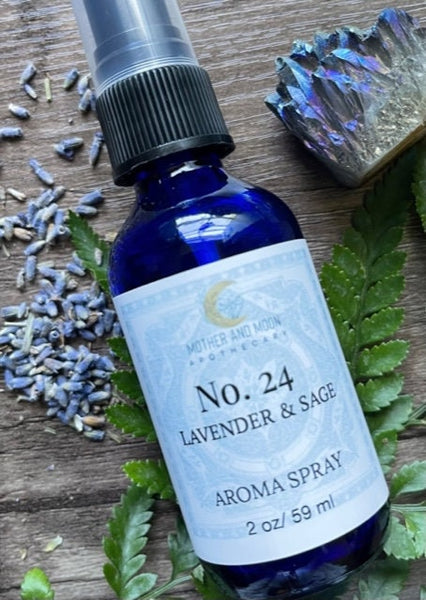 Lavender and Sage Fragrance Spray, Perfume and Body Mist, No. 24 Aroma Spray