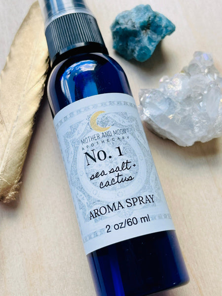 Body Mist Spray, Sea salt and Ocean fragrance, No. 1 Aroma Spray