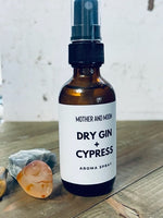 Body Mist Spray, Woodsy Scent, Natural Perfume Spray, Dry Gin and Cypress Aroma Spray