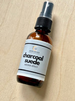 Charcoal Suede Body Mist Spray, Scented Fragrance Mist, Natural Body Spray