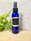 Cashmere Vanilla Body Mist Spray, Musk Mist, Natural Perfume sprays